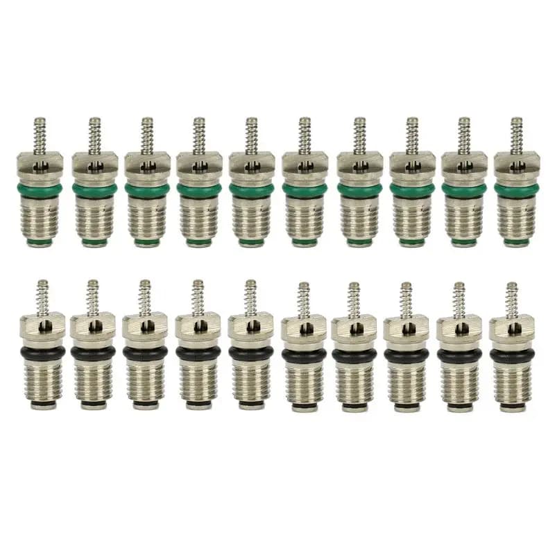 10Pcs/Set AC R134A Valve Core Automotive Car Air Conditioning Cores Needles Repair Kit Heat Resistant Vehicle Car Accessories