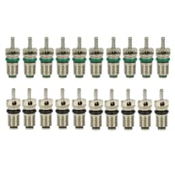 10Pcs/Set AC R134A Valve Core Automotive Car Air Conditioning Cores Needles Repair Kit Heat Resistant Vehicle Car Accessories