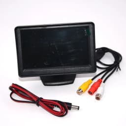 4.3 TFT LCD HD Screen Folding Car Monitor with Rear View Camera LED Backup for Vehicle Parking Easy Installation