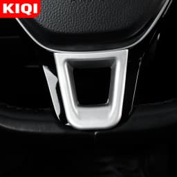 Steering Wheel Decoration Cover Trim for Volkswagen VW Fox Polo Jetta MK6 MK7 Arteon T-ROC Troc Car Accessories