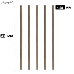Jingyuqin 10/30/100pcs Auto Remote Key Pin Removal Pin Tool Needle Pin Remover Nail Locksmith Tools 1.38mmX40MM