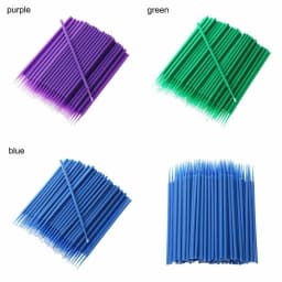 100pcs Car Maintenance Tool Brushes Disposable Paint Touch-up Micro Brush Tip Car Detailing Brush Small Tip Accessories