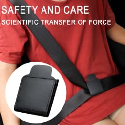Car Seat Belt Adjuster PU Leather Seat Belt Limiter Fixed Clip Anti-Stretching Neck Belly Child Protection Car-Styling