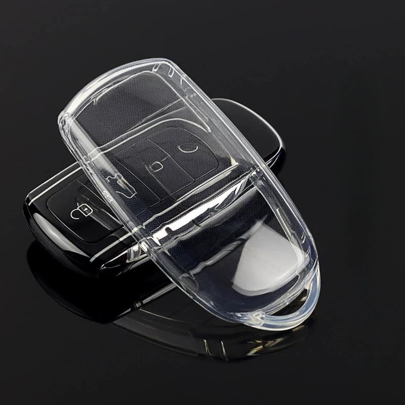 Soft TPU Car Key Case Cover for Chery Tiggo 8 Pro Tiggo 8plus New 5 Plus 7 Pro 4 Button Keyless Entry Smart Key Protector Shell