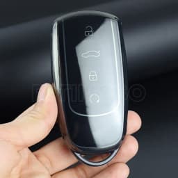 Soft TPU Car Key Case Cover for Chery Tiggo 8 Pro Tiggo 8plus New 5 Plus 7 Pro 4 Button Keyless Entry Smart Key Protector Shell