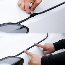SEAMETAL Universal Car Hood Sealing Strip Waterproof Rubber Hood Gap Filler Noise Insulation Auto Engine Cover Seal Strip