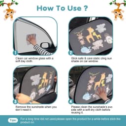 Universal Car SunShade Side Window Windscreen Roof Window For Children Adults Adsorption SunShade Cover