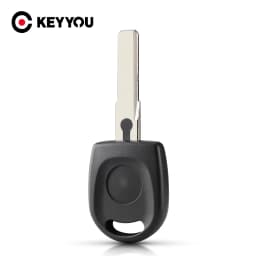 KEYYOU 10pcs Transponder Key Shell Uncut Blade HU66 Blade Fob Car Key Blank Case For VW Volkswagen B5 Passat SKoda SEAT Key Case