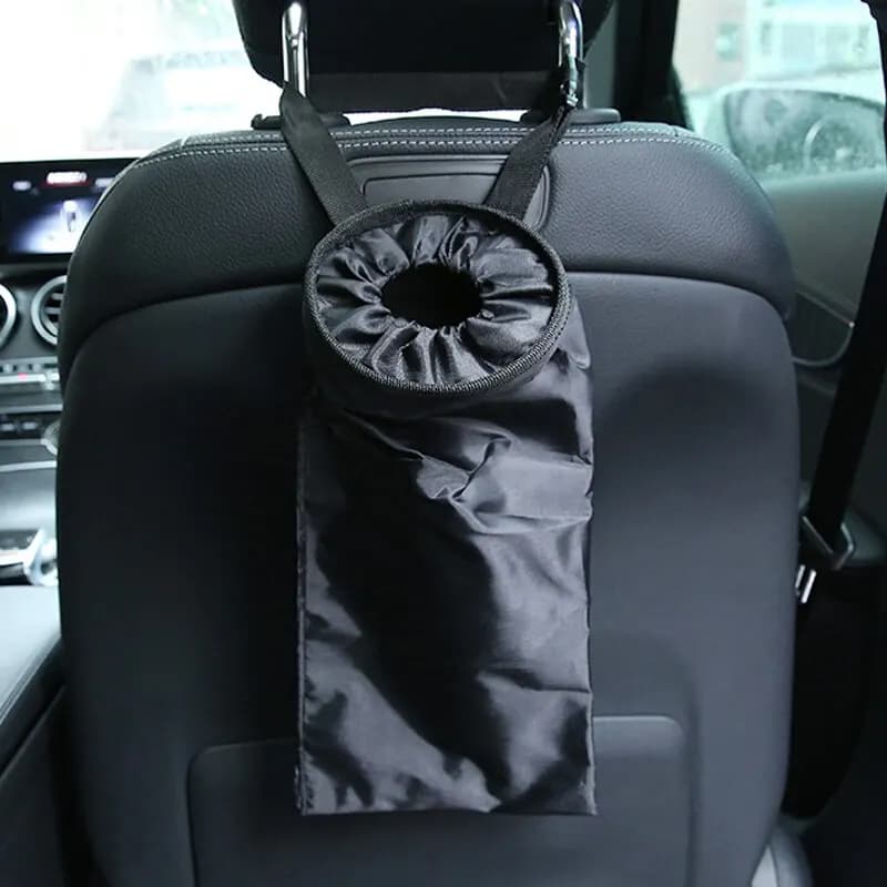 Car Seat Back Trash Holder Hang Litter Bag Garbage Storage Rubbish Container Oxford Cloth Car Waste Bins Cleaning Tools