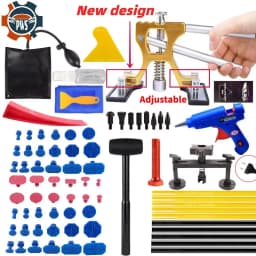 PWS New Adjustable Car Dent Repair Tools Glue Gun Auto Dent Removal Kit Automotive Paintless Dent Repair Kit for Vehicle