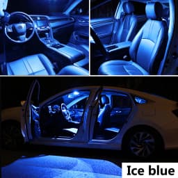 ZITWO 17Pcs Complete LED Bulb Interior Reading Door Light Kit For Toyota Prado 120 LC120 2002 2003 2004 2005 2006 2007 2008 2009