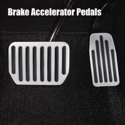 Aluminum Alloy Foot Pedal For Tesla Model 3 Y Rest Brake Pedals With Rubber Pads Cover Car Accessories