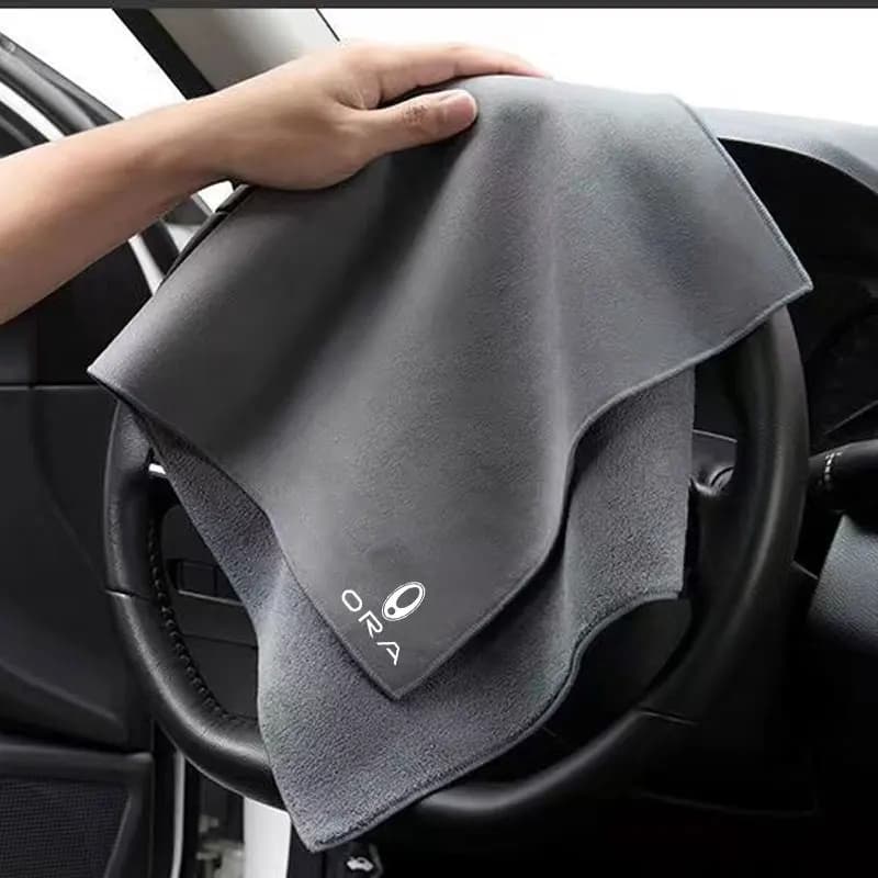 Coral Fleece Towel Car Wash Drying Cloth For Great Wall Ora Good Cat GT Ballet Ca TWhite Cat IQ Flash Cat Black Cat Accessories