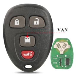 jingyuqin 315Mhz OUC60270 5/6 Buttons Remote Control Keyless Entry Car Key Fob for Buick Chevrolet Cadillac GMC Saturn