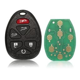 jingyuqin 315Mhz OUC60270 5/6 Buttons Remote Control Keyless Entry Car Key Fob for Buick Chevrolet Cadillac GMC Saturn
