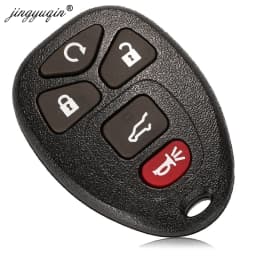 jingyuqin 315Mhz OUC60270 5/6 Buttons Remote Control Keyless Entry Car Key Fob for Buick Chevrolet Cadillac GMC Saturn