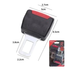 2pcs/Set Car Safety Belt Buckle Extension Clip Safety Belt Buckle Thick Socket Plug Thick Insert Socket Extender Tool Accessory