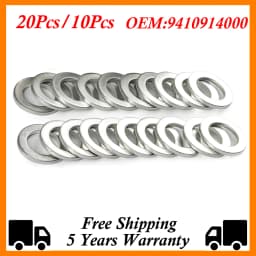 20/10Pcs For Honda Accord Civic CRV CRZ HRV Acura 14MM Oil Drain Plug Crush Washers Gaskets 9410914000 94109-14000 94109 14000