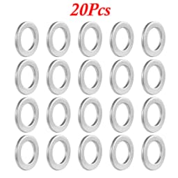 20/10Pcs For Honda Accord Civic CRV CRZ HRV Acura 14MM Oil Drain Plug Crush Washers Gaskets 9410914000 94109-14000 94109 14000
