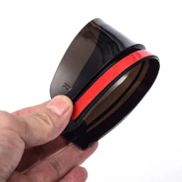 2pcs Car Rearview Mirror Rain Shield Rain Eyebrow Rain Cover Universal Carbon Fiber Rear View Side Mirror Rain Eyebrow Shield