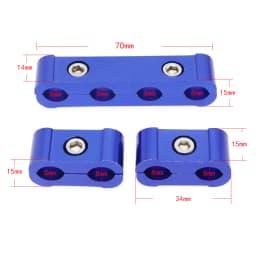 Car Spark Plug Electrical Wire Clamp Separator Line Ignition Cable Clip Auto Decoration 3pcs For 8MM/9MM/10MM Car Accesssories