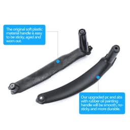 LHD RHD Car Interior Door Handle Inner Panel Pull Trim Armrest Panel Cover Replacement For BMW X5 X6 E70 E71 E72 2007-2014