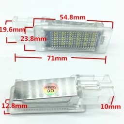 Car Red/blue/white LED Footwell Light Glove Box Trunk Light for Vw Golf 5 MK5 6 MK6 7 Jetta Passat B6 B7 B8 CC Tiguan Polo Seat