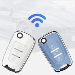 Soft TPU Car Flip Key Case Cover for Hyundai I20 I30 IX20 IX35 Elantra Accent Car Key Protection Shell Auto Interior Accessories