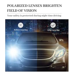 Car Night Safety Driving Glasses Clip On Sunglasses For Men Women Night Vision Glasses Anti-glare Driver Goggles Sunglasses