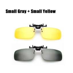 Car Night Safety Driving Glasses Clip On Sunglasses For Men Women Night Vision Glasses Anti-glare Driver Goggles Sunglasses