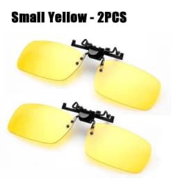 Car Night Safety Driving Glasses Clip On Sunglasses For Men Women Night Vision Glasses Anti-glare Driver Goggles Sunglasses