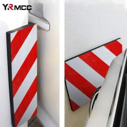 1/2PCS Car Door Bumper Protection Exterior Anti-scratch Parking Garage Protector Adhesive Warning Sign Parking Safety Garage