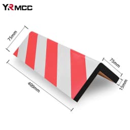 1/2PCS Car Door Bumper Protection Exterior Anti-scratch Parking Garage Protector Adhesive Warning Sign Parking Safety Garage