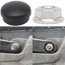 Car Front Windshield Wiper Arm Nut Screw Cap Bolt Rocker Cover For Seat Ibiza 6L 6J 2002 - 2017 Altea Arosa Cordoba Leon Toledo