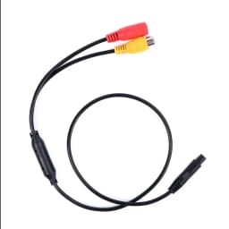 CVBS RCA 4-Pin Male To Female Connector Female Connector Wire Harness Camera Signal Harness Car Backup Camera Wire Harness