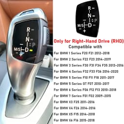 Car Gear Shift Knob Panel For BMW 1 2 3 4 5 7 Series F Chassis F10 F11 F01 F02 X1 X3 X4 X5 X6 M3 M5 F30 F32 F48 F25 F15 F16