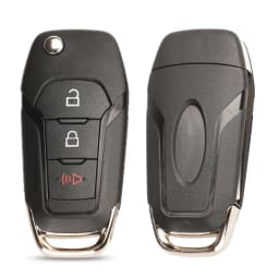 jingyuqin 10pcs/lot 2/3/4 Buttons Flip Folding Remote Car Key Shell Case for Ford Fusion Edge Explorer 2013-2015 HU101 blade