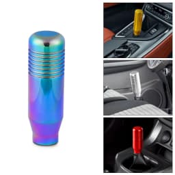 8.5cm Stylish Gear Shift Knob Stick Manual Transmission Universal Car Aluminum Extended JDM Gear Shifter Gear Head Knob NO LOGO