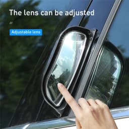 SEAMETAL Universal Car Rear View Mirror Wide-angle Auto Second Row Seats Rearview Mirror Blind Spot Mirrors for Car Accessories