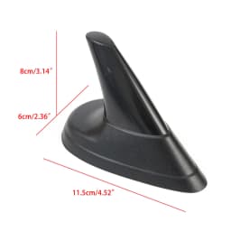 1 Pc Car Virtual False Antenna Black ABS Plastic Appearance Finned Aerial False Antenna Fits SAAB 9 3 9 5 93 95 Car Parts