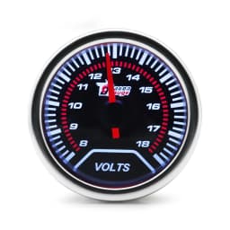 Boost/Water Temp/Oil Temp/Oil Press/Voltage/Tachometer/Air Fuel Ratio/EGT Gauge 52mm Analog LED White Case+ 52MM Gauge Pods