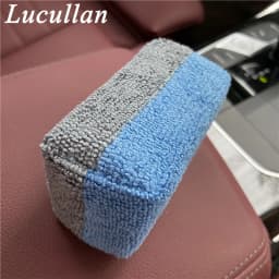 Lucullan Blue/Gray Liquid Proof Ceramic Coating Sponge Plastic Barrier Layer Applicators