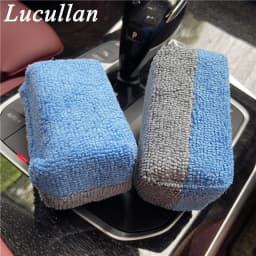 Lucullan Blue/Gray Liquid Proof Ceramic Coating Sponge Plastic Barrier Layer Applicators