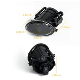 For BMW E39 M5 2001 2002 2003 E46 3 Series M3 2002 2003 2004 2005 2006 Fog Lights Headlight Front Driving Lamp Halogen LED Bulbs