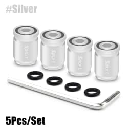 Anti Theft Tire Valve Caps Sport Style Valve Stem Covers Dust Proof Caps for Wheels Decorative Tyre Zinc Alloy Auto Accessories