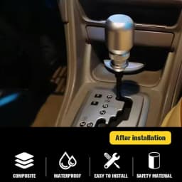 Universal Car Gear Shift Knob Retractable Adjustable Length Gear Head Aluminum Alloy Gear Stick Manual Shifter Lever