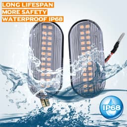 2PCS Led Dynamic Side Marker Turn Signal Light Sequential Blinker Light For VW Golf 3 4 MK3 MK4 Passat 3BG Polo 6N 9N Bora Vento