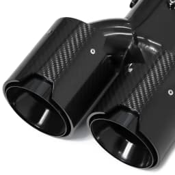 Quad Carbon Fiber Exhaust Tips for BMW G22 G23 M440i G20 M340i G42 M240i 2021+ Dual M Performance Muffler Tailpipe Endrohre