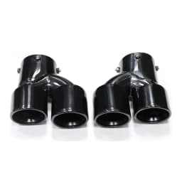 Quad Carbon Fiber Exhaust Tips for BMW G22 G23 M440i G20 M340i G42 M240i 2021+ Dual M Performance Muffler Tailpipe Endrohre