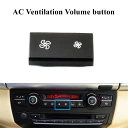 Dashboard Ac Vent Grille Slider Rear Trunk Switch Start Stop Button Venlitation Ac Buttons Ignition Caps For BMW X5 X6 E70 E71